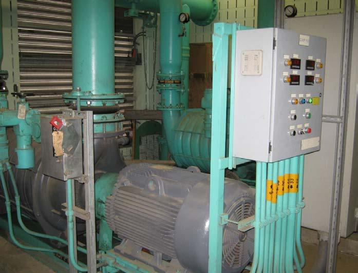 Blower Project 2 Existing Two 200 hp multistage centrifugal blowers 3,000 scfm each Typical demand 2,000 scfm (4 mgd plant) Often