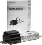 Communications Milltronics External Modem Kit Benefits 7 Siemens Milltronics approved industrial modem 7 Detailed instruction manual 7 ll required cables included 7 Speed-up commissioning of remote