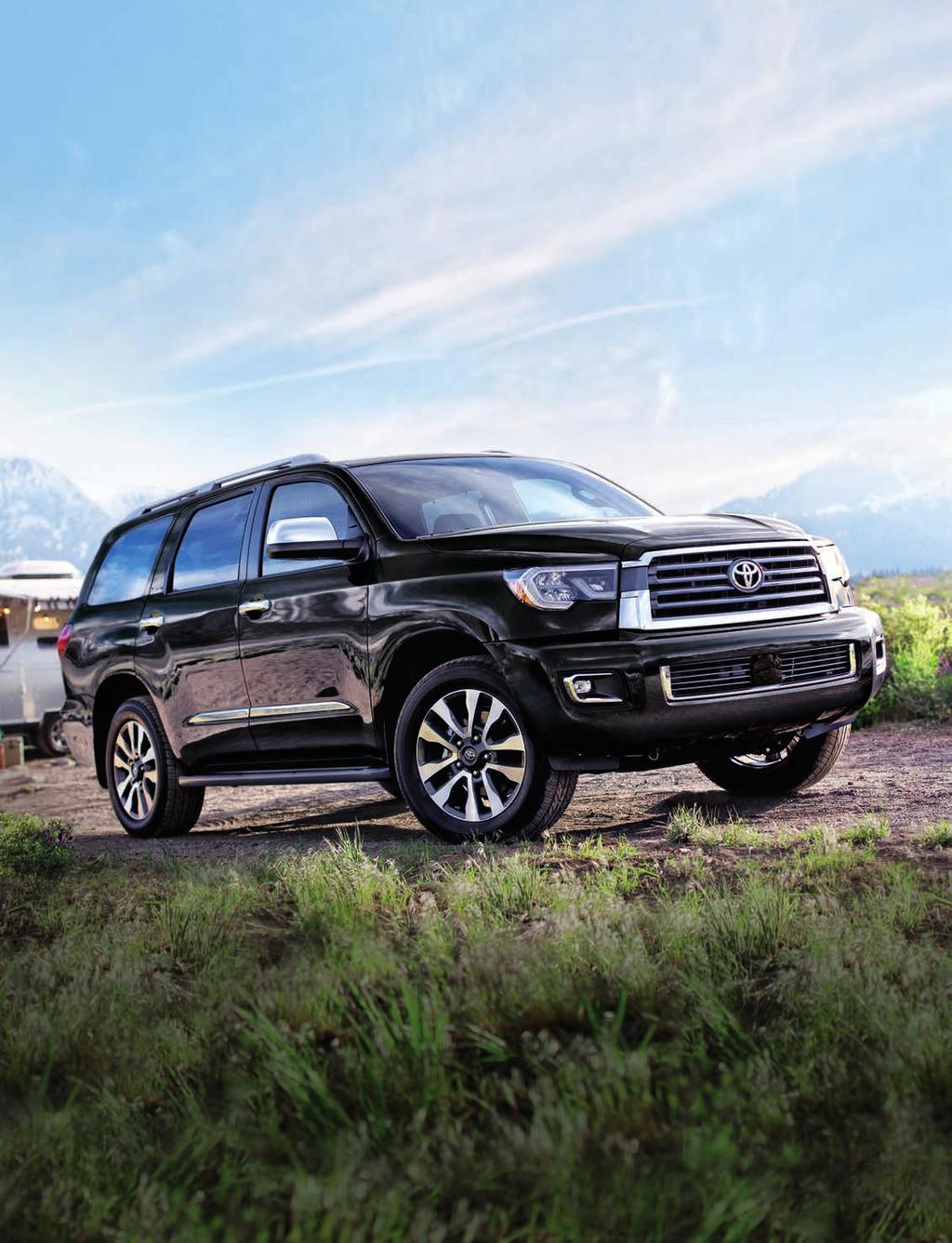 ROUGH IT COMFORTABLY REDEFINING THE PHRASE UP FOR ANYTHING. The 2019 Sequoia is anything but ordinary. Built to last. Trusted worldwide.