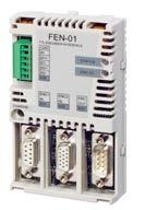 51 Additional interface options 03 FEN-01 TTL encoder interface module 04 FDCO-01 DDCS communication module Speed feedback interfaces for precise process control ACS880 drives can be connected to