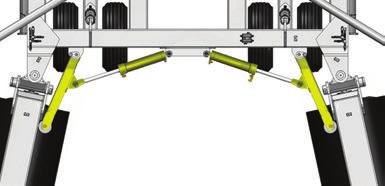 ..Spreader Arm Cylinders B Backing Into Field Position 1 1) Drive landroller onto level ground, straight behind the tractor.