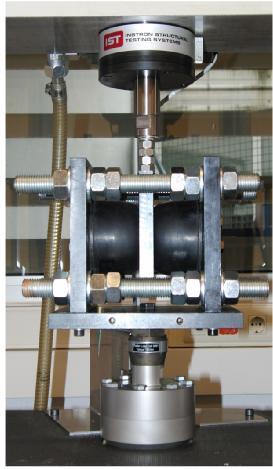 Laboratory measurements Rubber components Example: Rubber bumpstop Measured