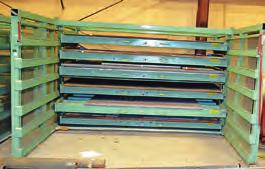System Plate Storage Racks MISCELLANEOUS MACHINERY Greenlee Mdl.
