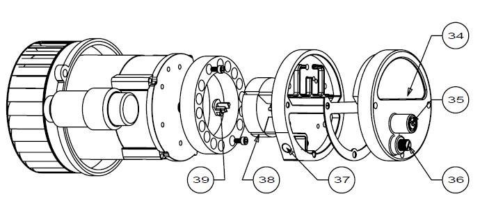 AIR PUMP STRUCTURE DIAGRAM WARNING: this air pump is no oil pump, is strictly prohibited to add lubricating oil. Fig.4 STW120 AIR PUMP 34. Air inlet 35.