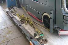 NOTE: It may be necessary to install tie-down brackets to the floor of the trailer or truck. 8.