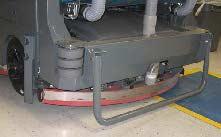 The pedal returns to the neutral position when it is released. BRAKE PEDAL Press the Brake pedal to stop the machine.