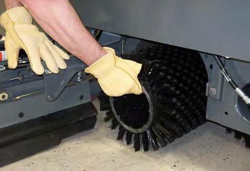 Otherwise one scrub brush may scrub more aggressively than the other. 4. Remove the brush idler plates.