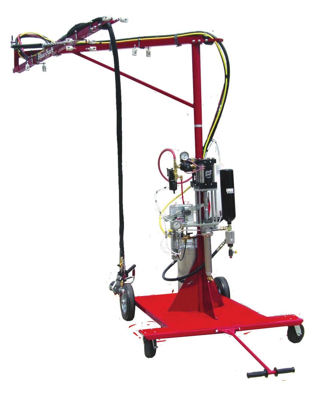 GlasCraft Chopper/Wet-out Systems Outstanding performance for resin applications Designed to accurately meter and chop fiberglass into a resin spray to provide structural strength to the end product,