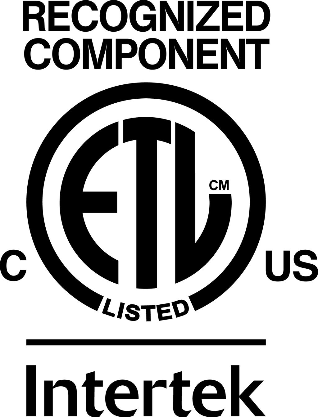 UL STD 1004-1 Certified to CSA STD C22.2 No. 100 ETL Control number 5003012 Official responsible for documentation: 1 FEB 2016 Standard Pump, Inc.