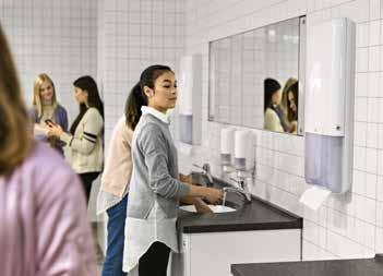 dispenser* Fewer restroom delays get guests in and out faster - Avoid run outs with 250% more hand towels* and lower consumption thanks to one-at-a-time dispensing - Faster dispensing serves guests