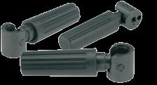 K0265 Cylindrical safety grips automatically returning The characteristics of the simple cylindrical grip naturally also apply to the automatically returning cylindrical safety grip.