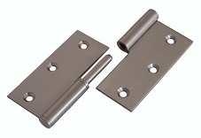 STRONG STAINLESS STEEL BUTT HINGES Code no. 60-090B STRONG ROLLED LIFT OFF BUTT HINGE With Code no.