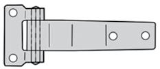 HNVN7110/ZP wgt. 0.20kg l mild steel Door Hinge Flat Blade & No.