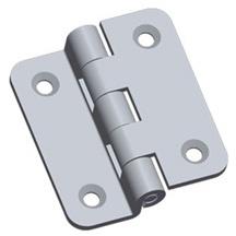 Hinges HH-074 180 Hinge 5 0 3 4 2 6 8 4 40 24 4-4.2 14 22 4-8 Body: Stainless Steel Polished HH-075 180 Hinge 1 8.