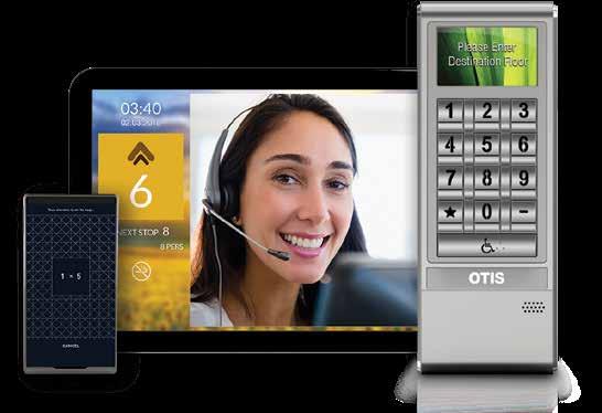 From advanced onboard displays that you can personalise with information to smartphone apps that let passengers call an elevator from their phone, Otis helps you create a more seamless experience.