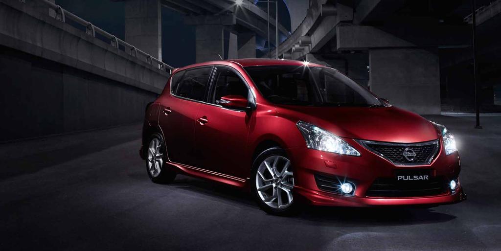 POTENT POWER, ENHANCED EFFICIENCY The Nissan Pulsar is raring to go, with the very latest in automotive technology, designed to deliver high performing and powerful, yet economical vehicles across