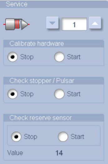 Double yarn sensor Controls the yarn break by means of an external sensor (Roj PIEZO sensor TFE6).