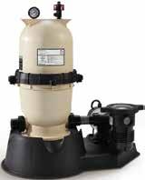 ABOVEGROUND SYSTEMS - CARTRIDGE CLEAN AND CLEAR FILTER SYSTEMS ABOVEGROUND CARTRIDGE POOL SYSTEMS Clean & Clear Filter System The Clean & Clear Filter System pairs the OptiFlo with the Clean & Clear
