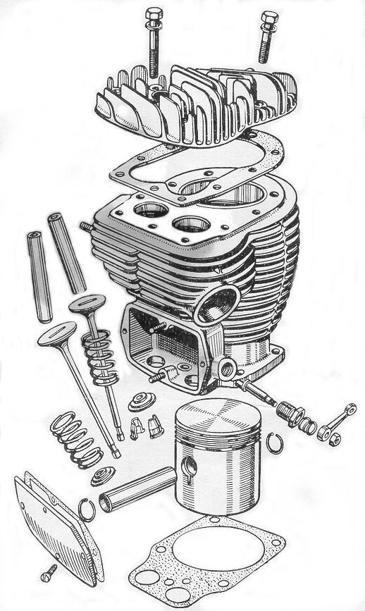 THE ENGINE EXPLODED VIEW Fig. 3.
