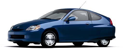 Vehicle Description Part: 1 IDENTIFYING A HONDA HYBRID The Insight, Honda's first gasoline-electric hybrid, can be easily identified by its aerodynamic shape and rear fender skirts.