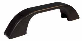 Pull andles SR 5587 Bow andle - Concealed Fixing Black PPN Ergonomic andle Curved sape wit