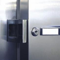 saving switch for door heaters 30% thicker gauge metal Lift-off doors with cam-action