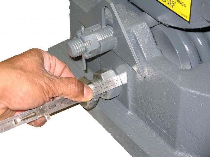Figure 8 Brake Torque Adjustment ADJUSTING BOLT LOCK NUT A BRAKE DIM. A. TORQUE BRAKE DIM. A. TORQUE SIZE (LB/FT) SIZE (LB/FT) 5 IN. 1-1/4" 16 *19 IN.