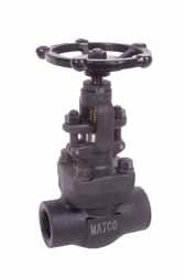 Forged Globe Valves 0FCT Matco-Norca Model Number size Carton quantities inner master Forged Carbon Steel Globe