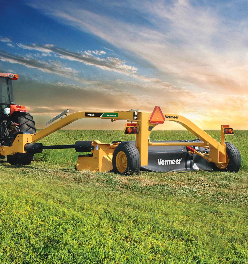 The heavy-duty TM100 trailed mower offers the convenience and simplicity of a trailed mower while TM100 TRAILED MOWER TM850
