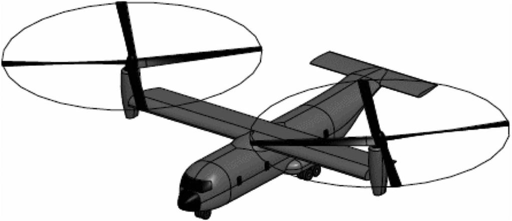 1232 YEO AND JOHNSON Fig. 1 Baseline tilt-rotor configuration (courtesy Gerardo Nunez, Aeroflightdynamics Directorate, U.S. Army). aerodynamics used in rotorcraft comprehensive codes [14].