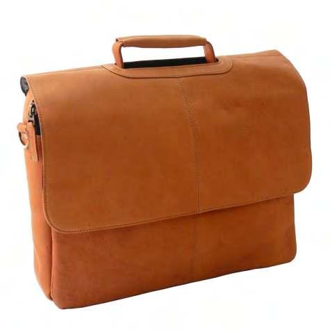 6 padded and removable computer pouch Fully integrated inside pocket Dual open front pocket Flap over