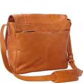 5 (W) PS0785 BROWN / BLACK COVEN Vachetta Leather Leather Messenger
