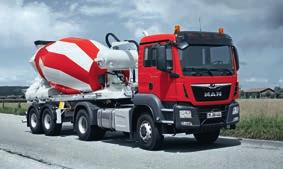 Solutios for all requiremets. Truck mixer chassis from MAN combie iovative techology with high ecoomy a wiig mixture wherever you are.