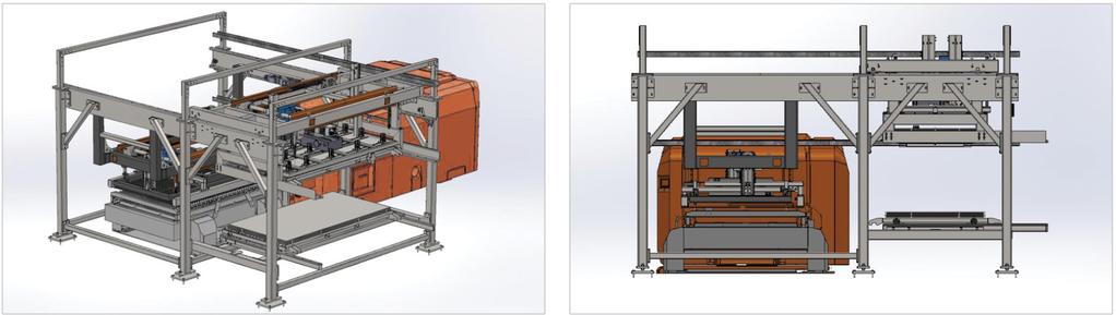 EXPERT LIFT COMPACT 12 It increases the capacity utilization working together loading-unloading system and machine. It minimizes space requirements with compact design.