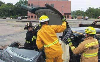 Chapter 34 Vehicle Extrication 5 Step 5 Placing a flat tool over