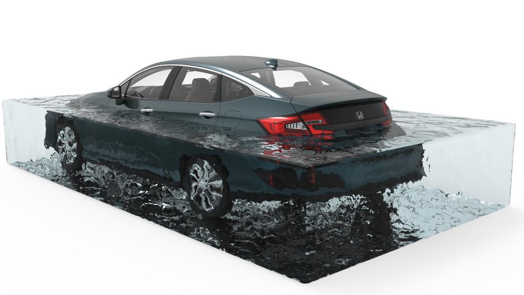 Emergency Procedures Submerged Vehicle If a Honda Clarity Plug-In Hybrid is submerged or partly submerged in water, first pull the vehicle out of the water.