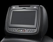 Dual DVD Headrest system Make time fly for your rear-seat passengers with a DVD rear entertainment system.
