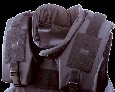The vest is designed to keep the operator buoyant in an upright or swimming position and will not lose buoyancy when hit by bullets