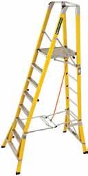 5m 31 Kg Trade Series Fibreglass Platform Ladders We stock only the highest quality Fibreglass Platform Ladders to ensure safety and stability whilst working at heights.