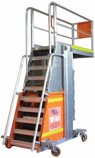 VRS Leopard Series Platforms Height adjustable, cantilevered deck Highly manoeuvrable 2 models to suit most machine heights The VRS-Leopard Series is the answer to