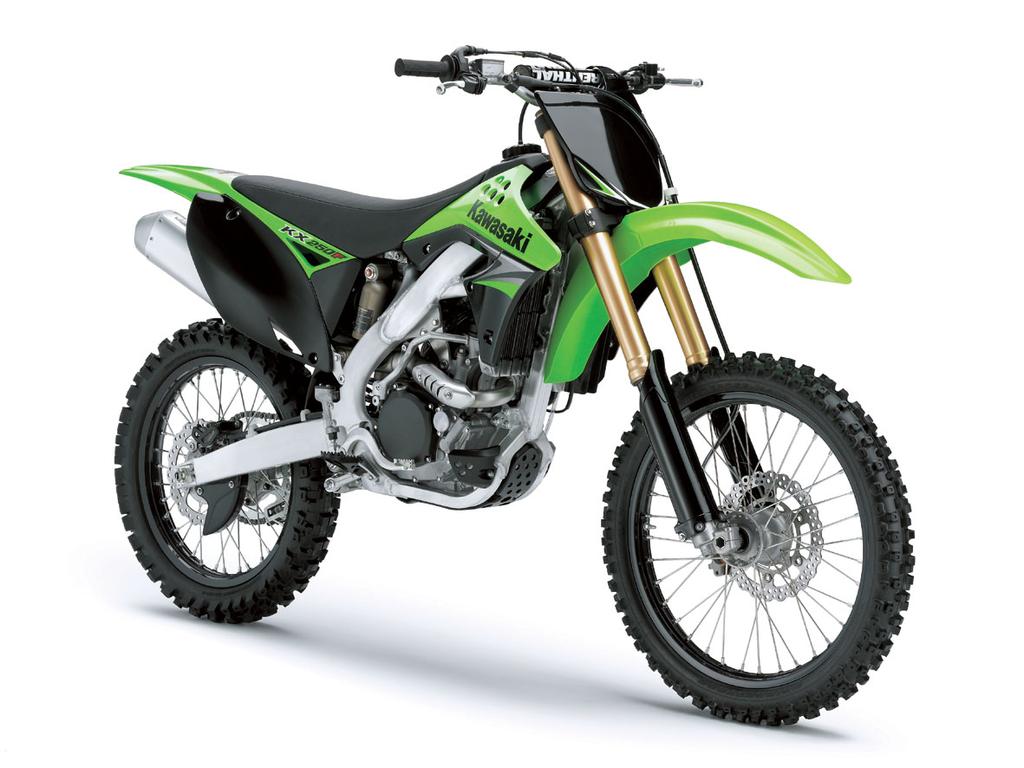 OVERVIEW STAYING AT THE FRONT OF THE PACK To keep the 09 KX250F at the front of the pack, it receives a number of major changes, including a new head, cylinder, piston and crankcases, a lighter,