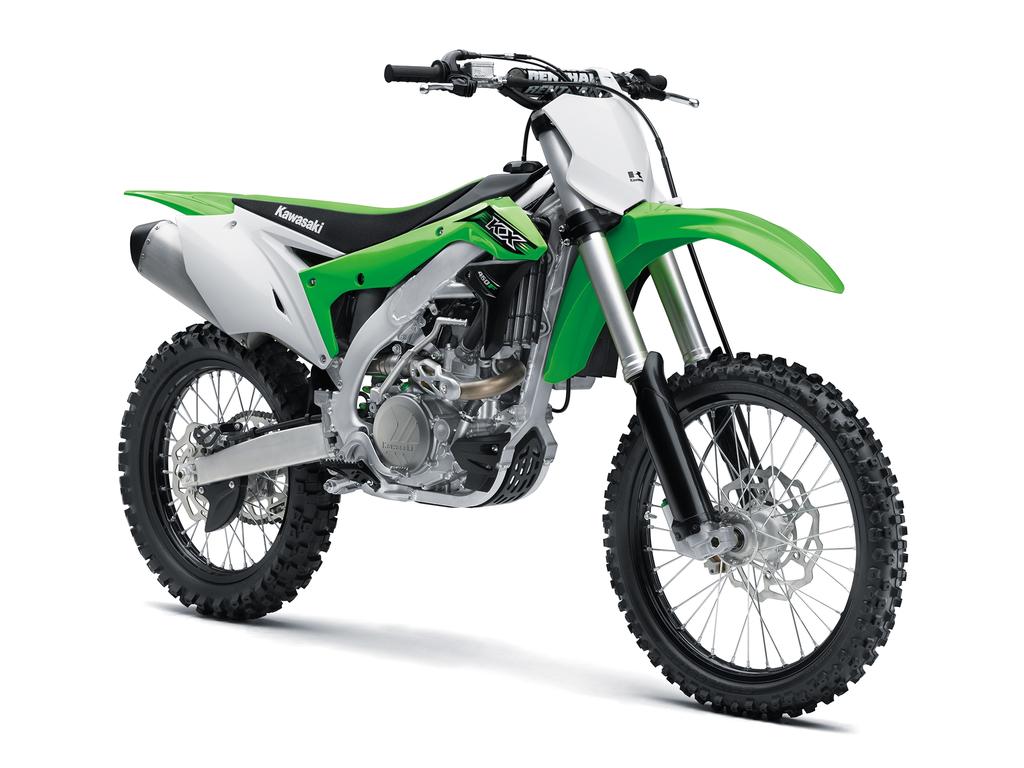 2016 KX450F THE LIGHTER, FASTER 450cc MOTOCROSSER Lighter and more powerful, the KX450F provides sharper handling and improved circuit performance that will dominate the 450cc motocross class.