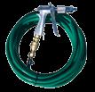 Available Accessories: Hose Reels Gun Kits HR-75-MTD $420.00 EA Compact hose reel capable of holding up to 75 feet of 3/8 inch spray hose. Includes aluminum gun holster and hanger mounted on sprayer.