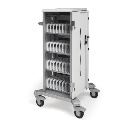 Anthro's Tablet Charging Carts and Cabinets are designed to automatically charge and store tablet devices safely and