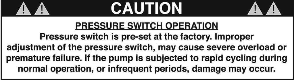 If your pump runs when you do this, your pressure switch will need to be replaced. Check the fuse. Check for low voltage at the power supply.