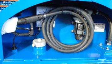 chassis makes these units the strongest and most durable on the market u Dual storage: 110% bunded Diesel tank & stainless-steel AdBlue tank u Dual dispensing systems - one for each tank u