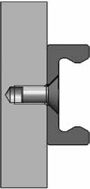 enerally the countersunk S-type rail is mounted with flathead screws and does not require special alignment, because the taper of the fastener and rail mounting hole, forces a rail into a specific