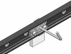 Spliced rails, composed of shorter preselected rails L INR R IL R N MR and ML rails can be supplied in longer lengths than offered in catalog, by splicing multiple rail segments together.