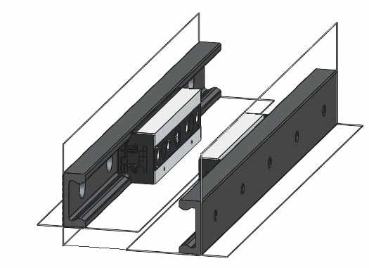 ssembly tolerances for two parallel rails When two rails are used in parallel, it is necessary that the structure surfaces on which the rails are fixed, are parallel on different levels, with