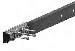 This type of mounting holes are necessary, when aligning the rail with an external reference surface, as the holes will allow the rail to move slightly, to sit against the reference surface.